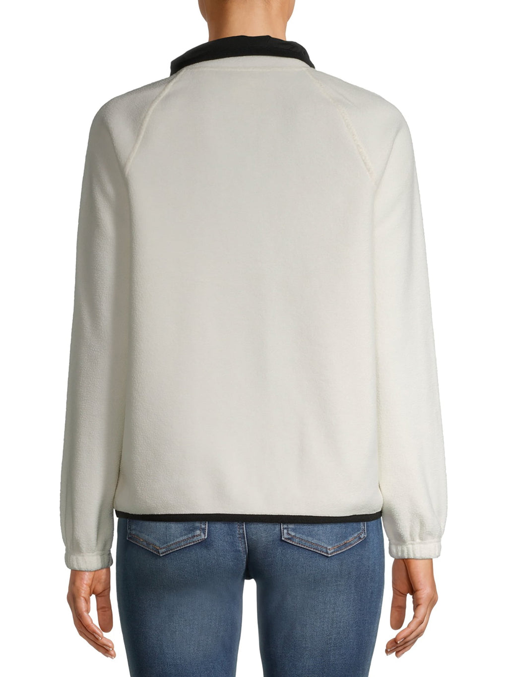 Women's half-snap wool pullover