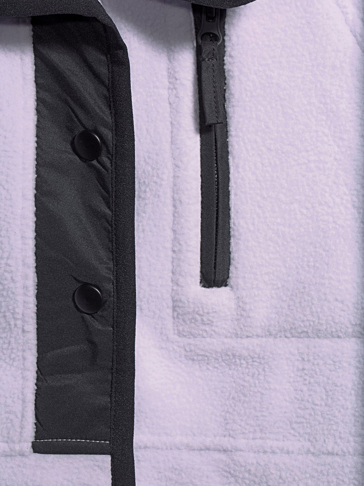 Women's half-snap wool pullover