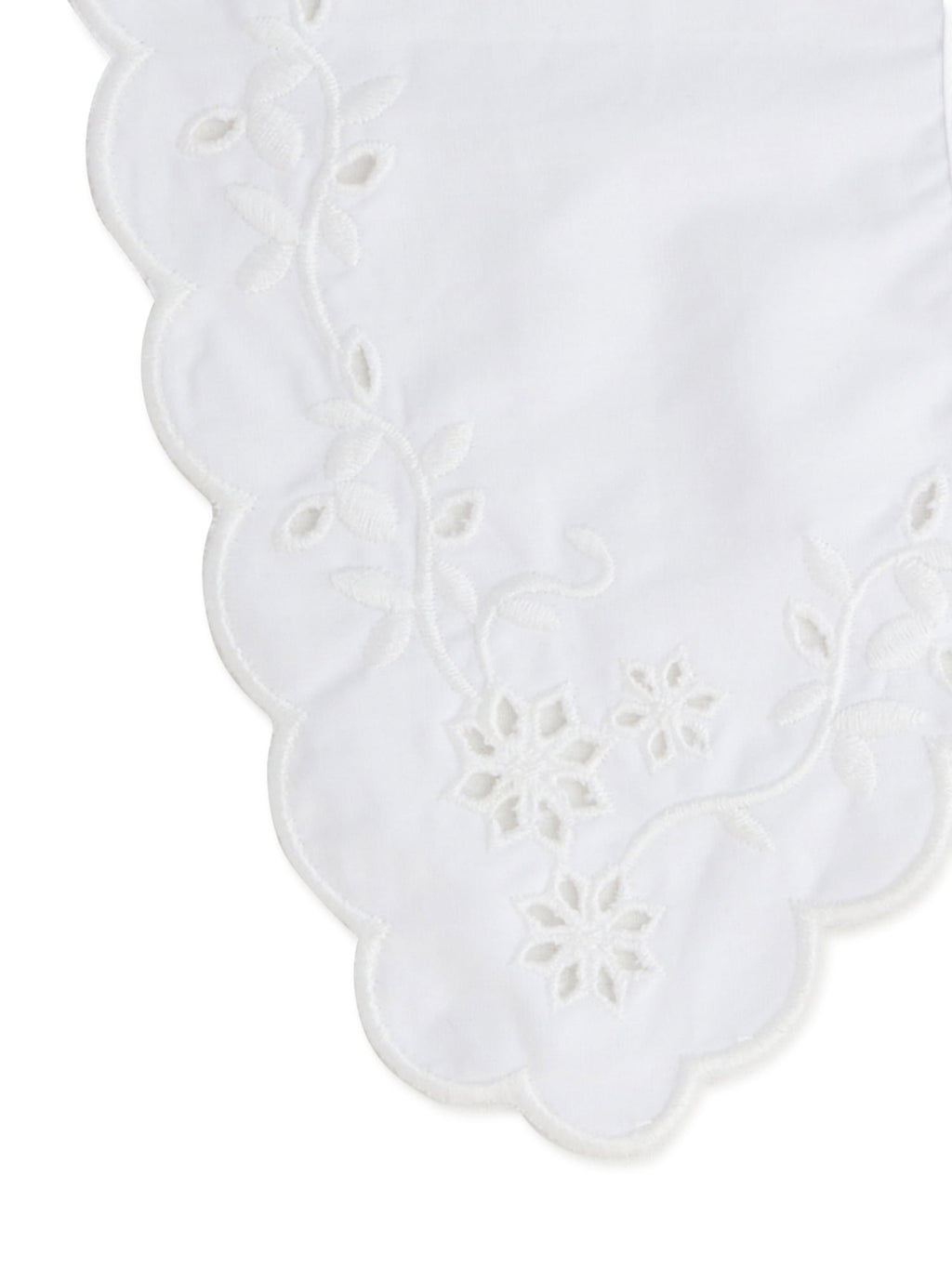 Adult women's white fan collar