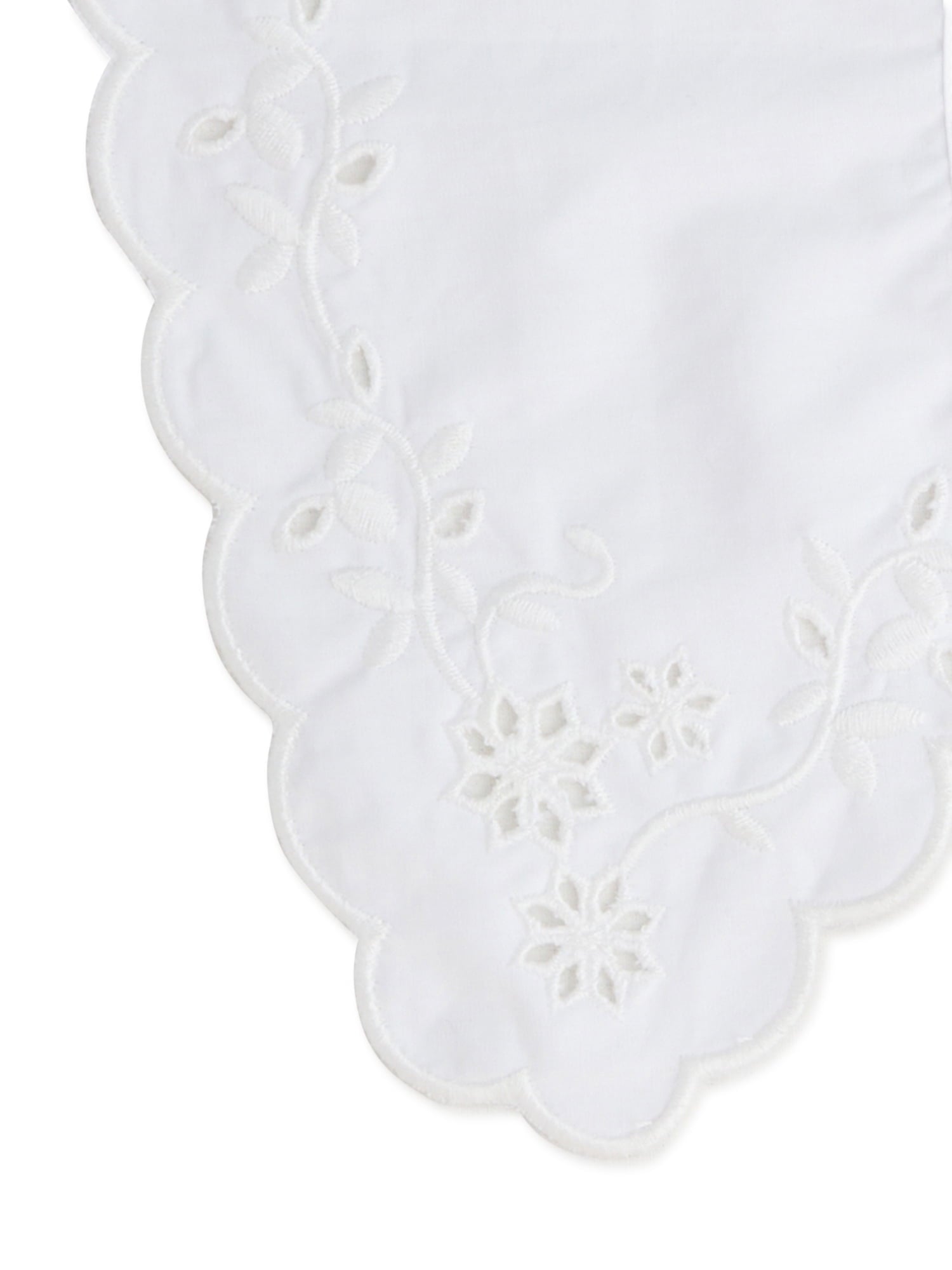 Adult women's white fan collar