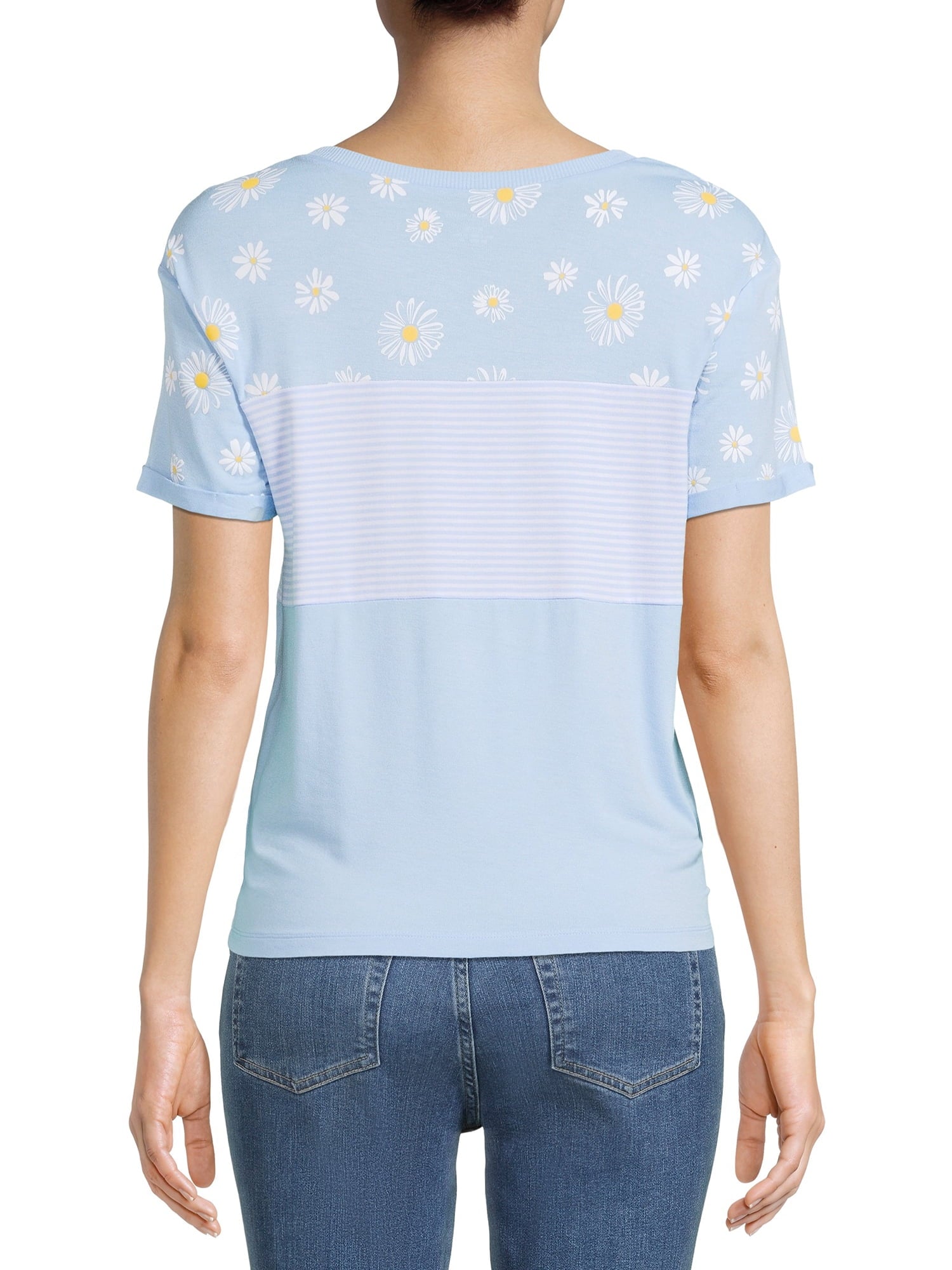 Tie Front Triple Layer T-Shirt