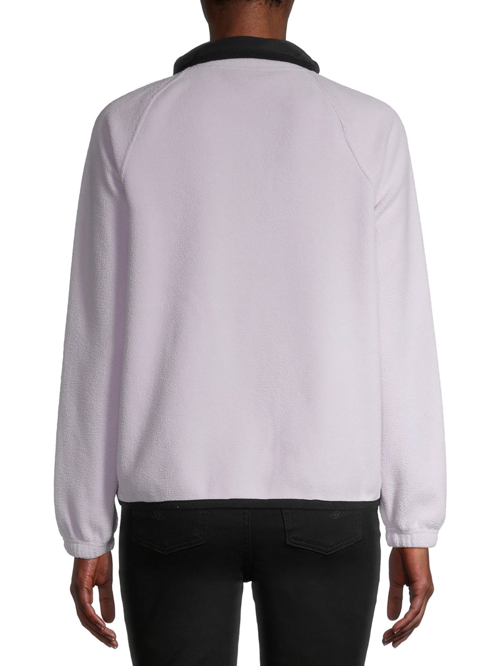 Women's half-snap wool pullover