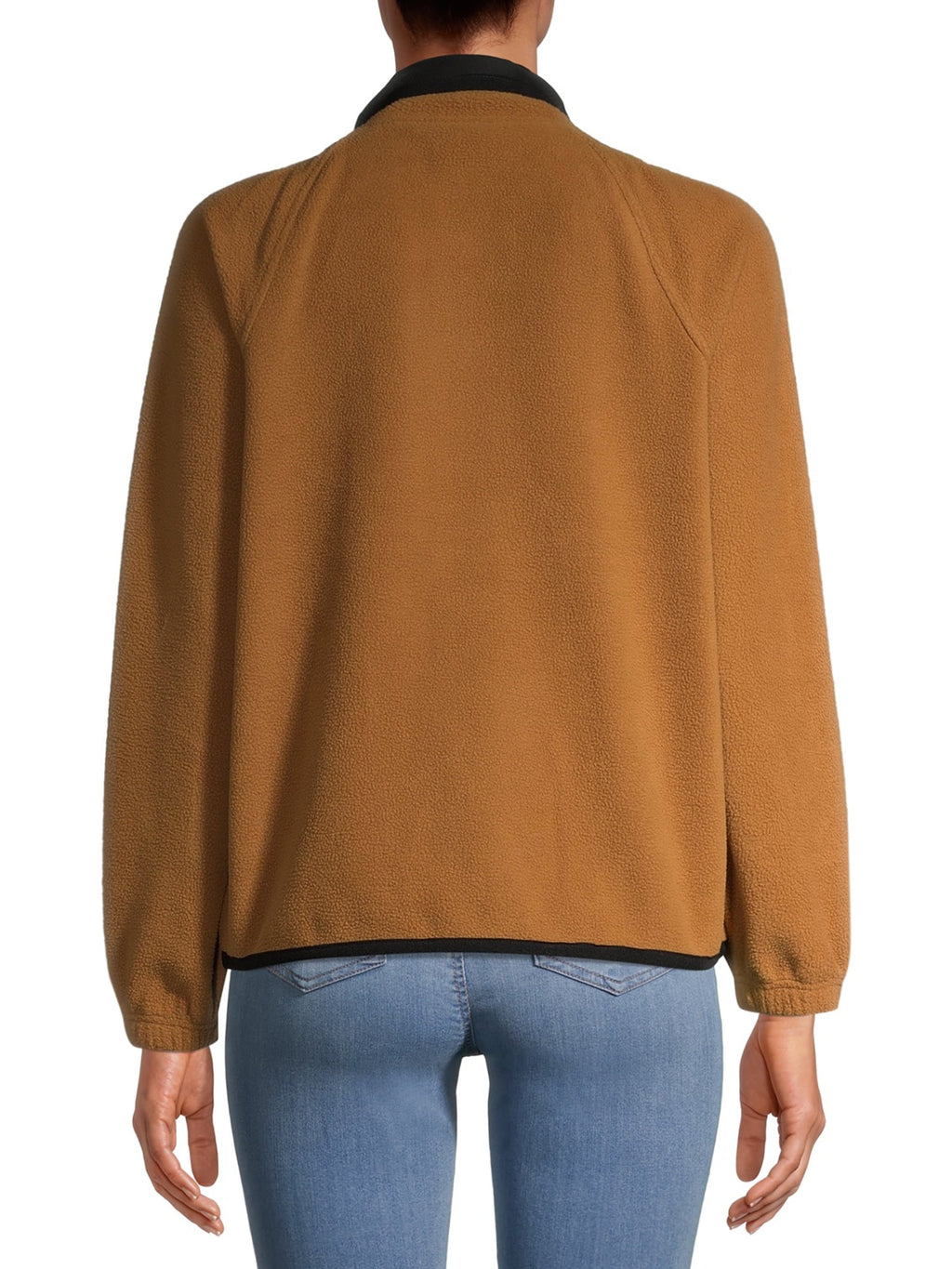 Women's half-snap wool pullover