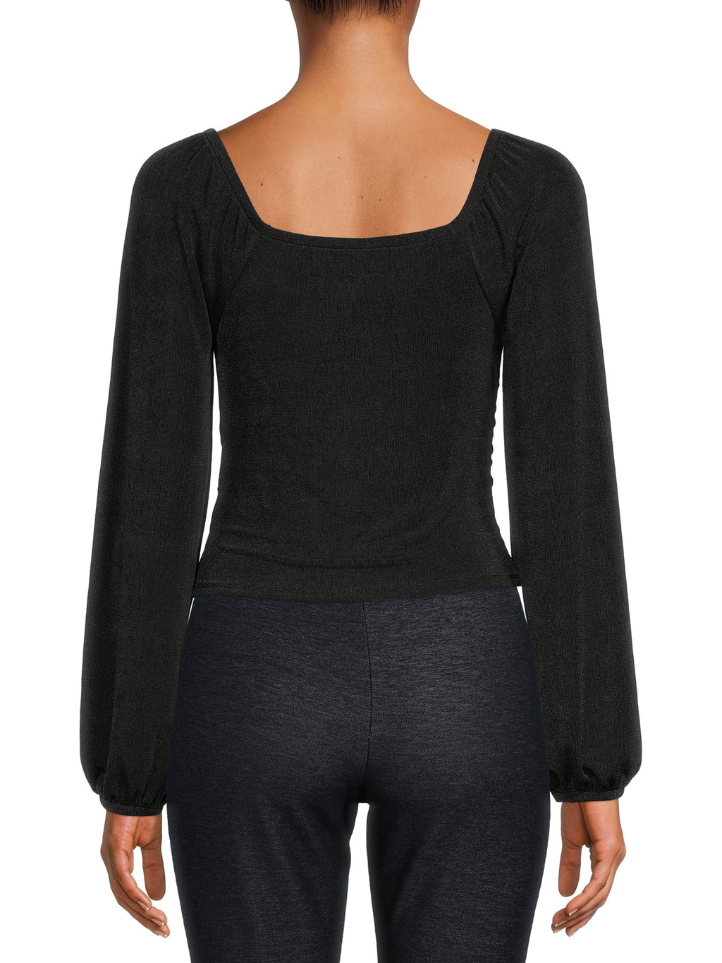 Pleated Peasant Blouse