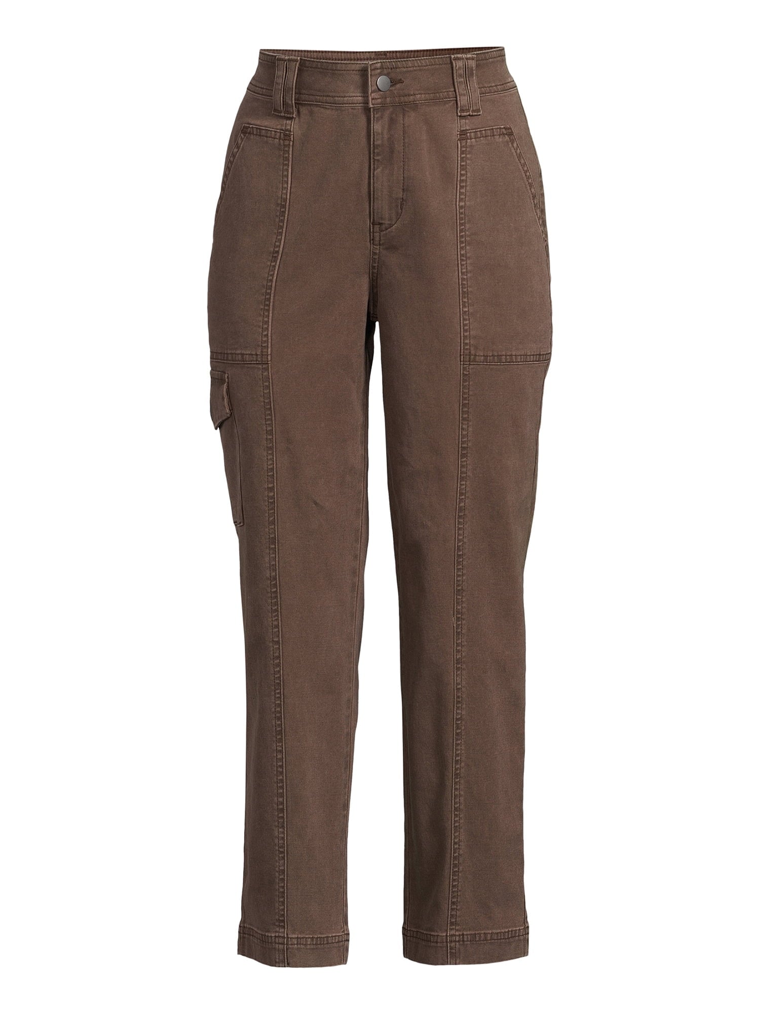 Women's mid waist straight leg pants