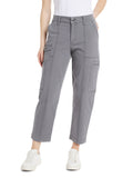 Women's mid waist straight leg pants
